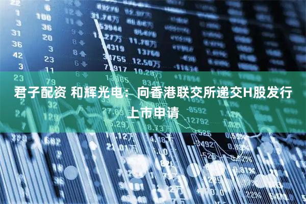 君子配资 和辉光电：向香港联交所递交H股发行上市申请