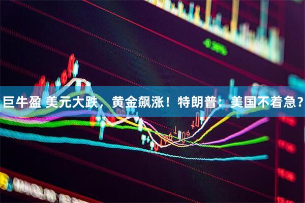巨牛盈 美元大跌，黄金飙涨！特朗普：美国不着急？